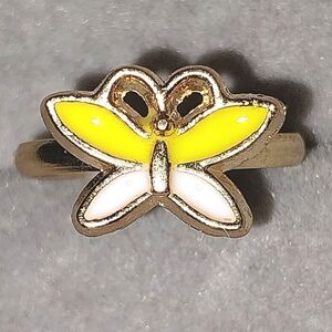 Super cute girls jeweled adjustable ring